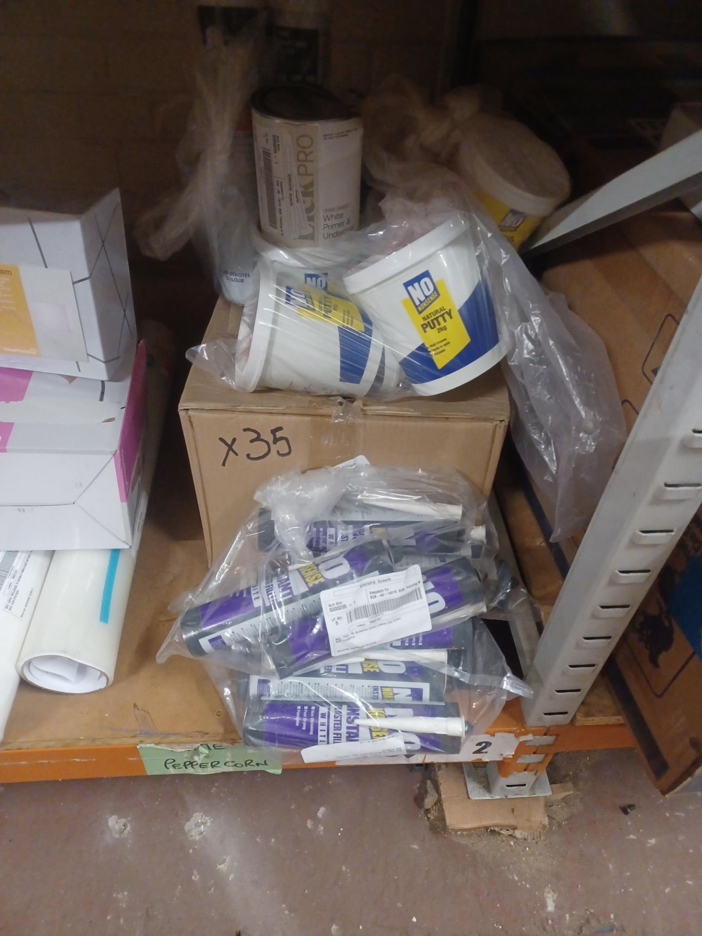 35 x Mixed Lot to include; Sealant, Putty, Undercoat Paint and more. - PW.