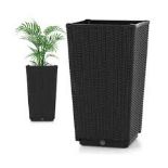 Outdoor Wicker Flower Pot Set of 2. - R14.16.