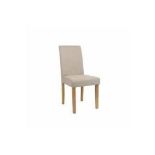 GoodHome Jimbu Ivory Chair (H)955mm (W)465mm (D)580mm - R9BW.