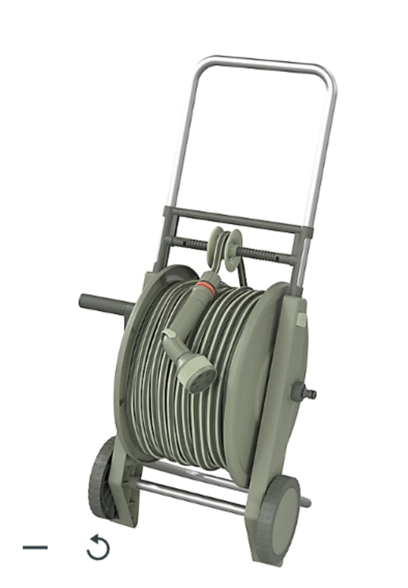 Verve Freestanding Manual Hose cart set (L)40m. - S2BW.