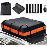 LUVODI Car Roof Bag 425 Litres (15 Cubic Feet) Waterproof Cargo. - PW.