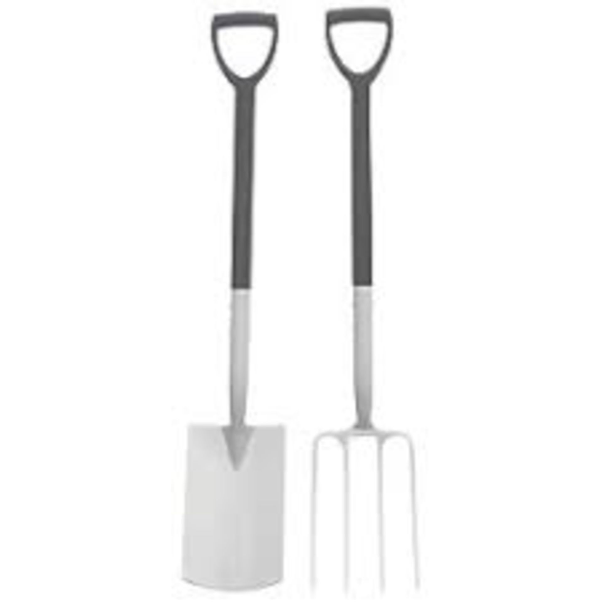 FORGE STEEL DIGGING FORK & SPADE 2 PCS. - PW.