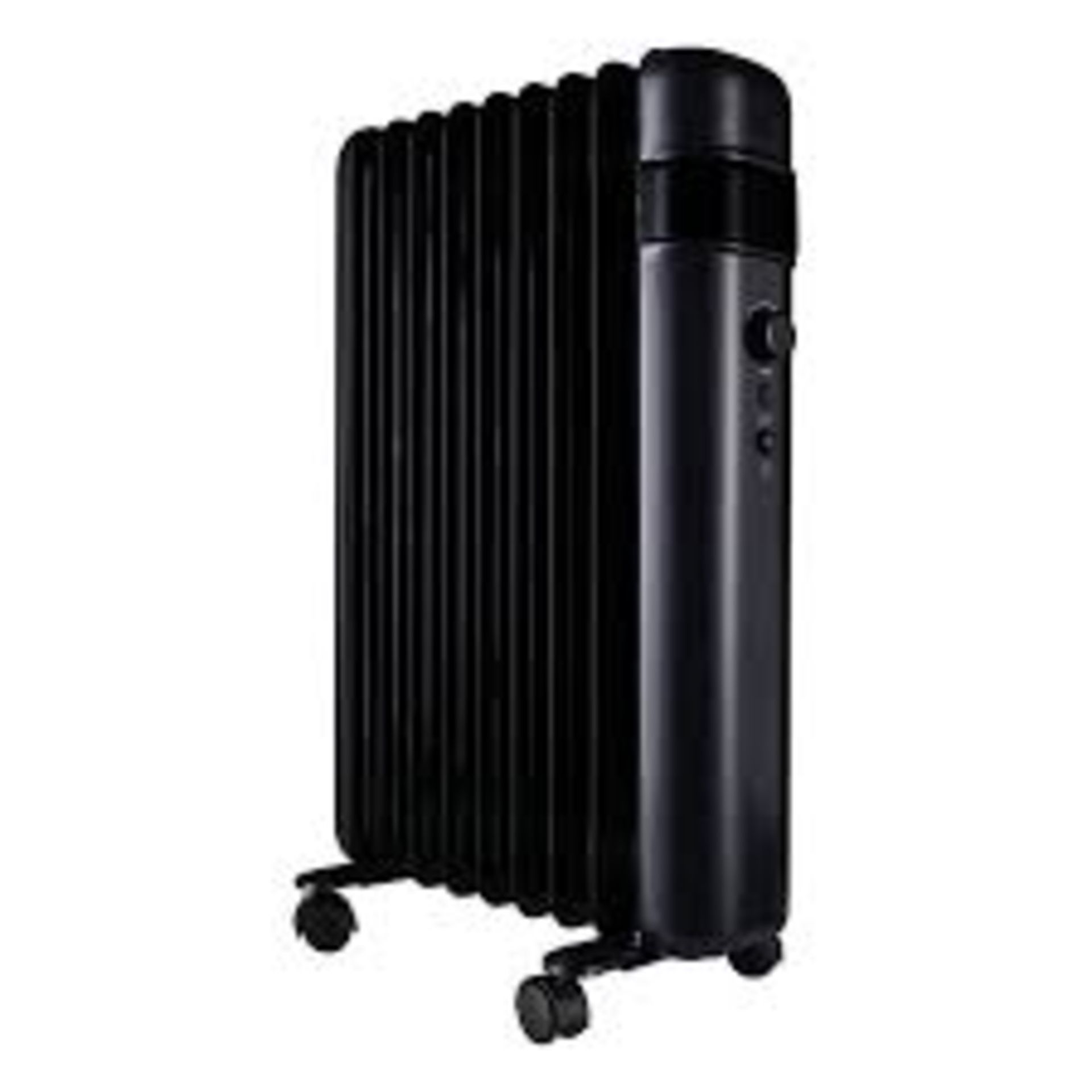 TCP Smart 220-240V 2kW Black Smart Oil-filled radiator. - PW.