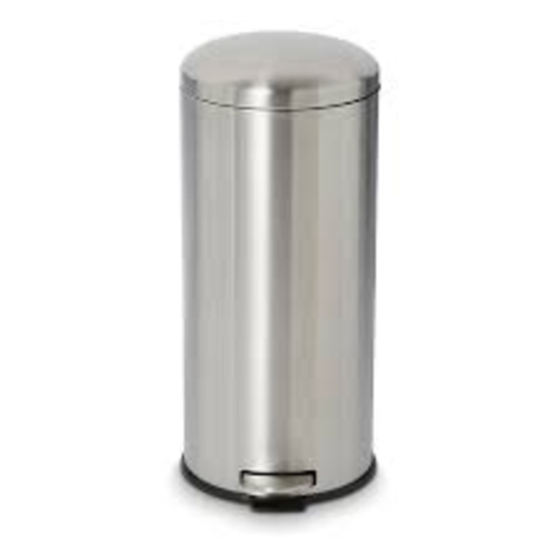 Cooke & Lewis Gerra Stainless steel effect Metal Pedal Bin - 30L. - PW.