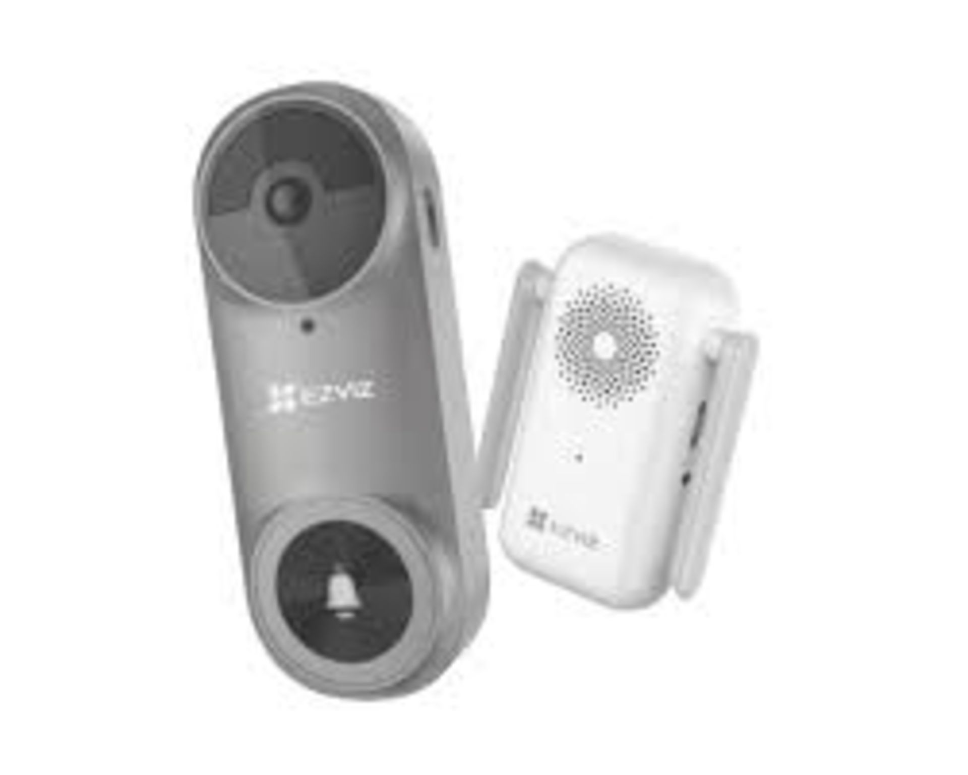 EZVIZ DB2 PRO Grey 5MP Battery Powered Wi-Fi Video Doorbell. - PW.