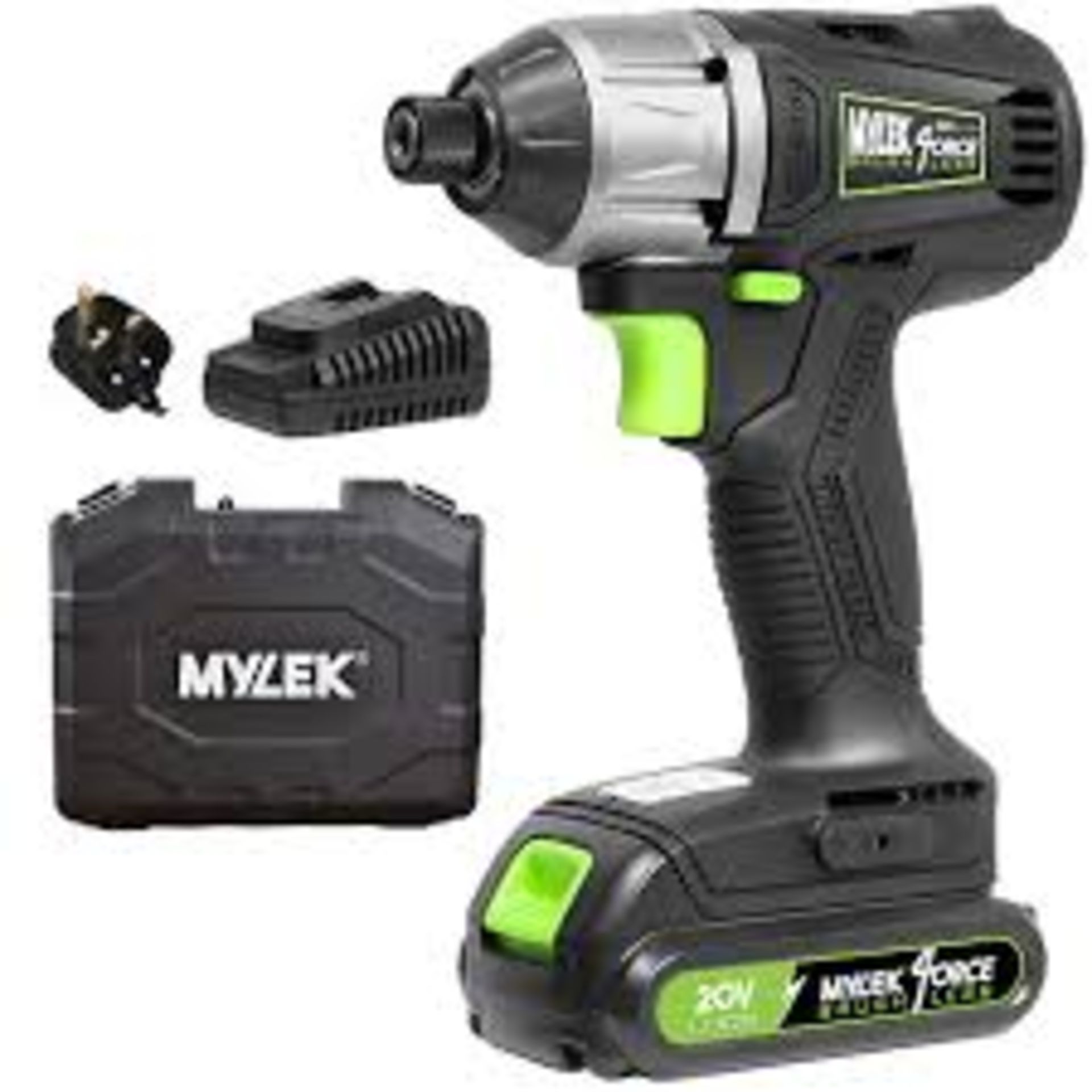 MYLEK 20v Cordless Brushless Impact Driver. - S2.3. Powerful Cordless Impact Driver The MYLEK