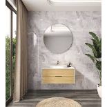 2 x Packs of Ceramica Rockwell Light Grey Stone Effect 300mm x 600mm 1.8m2 per box. - PW.