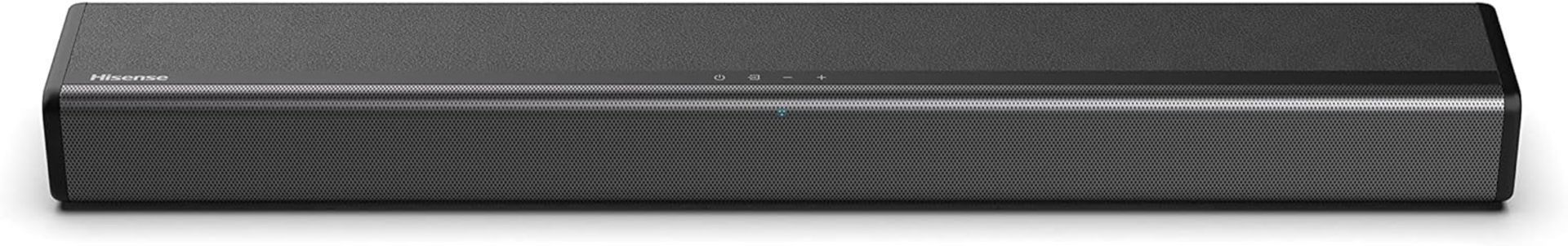 Trade Lot 5 x Hisense HS214 2.1Ch All- In-One 108W Soundbar with Built-In Subwoofer, Black,