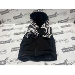 14 X BRAND NEW FRENCHIE BULLDOG PREMIUM ZEBRA DOG HOODIES SIZE XL RRP £43 EACH R6-8