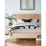 BRAND NEW AULIA Rattan KINGSIZE Bed Frame. NATURAL. RRP £549 EACH. Looking for a statement piece for