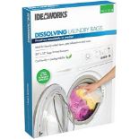 30x BRAND NEW IDEAWORKS Dissolving Laundry Bags 8 Pack. RRP £7.50 EACH. Pack of 8. Put in the