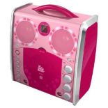 Bundle of 2x Singing Machine SML-383 Portable CD-G Karaoke Player and 3 CDGs Party Pack - Pink -