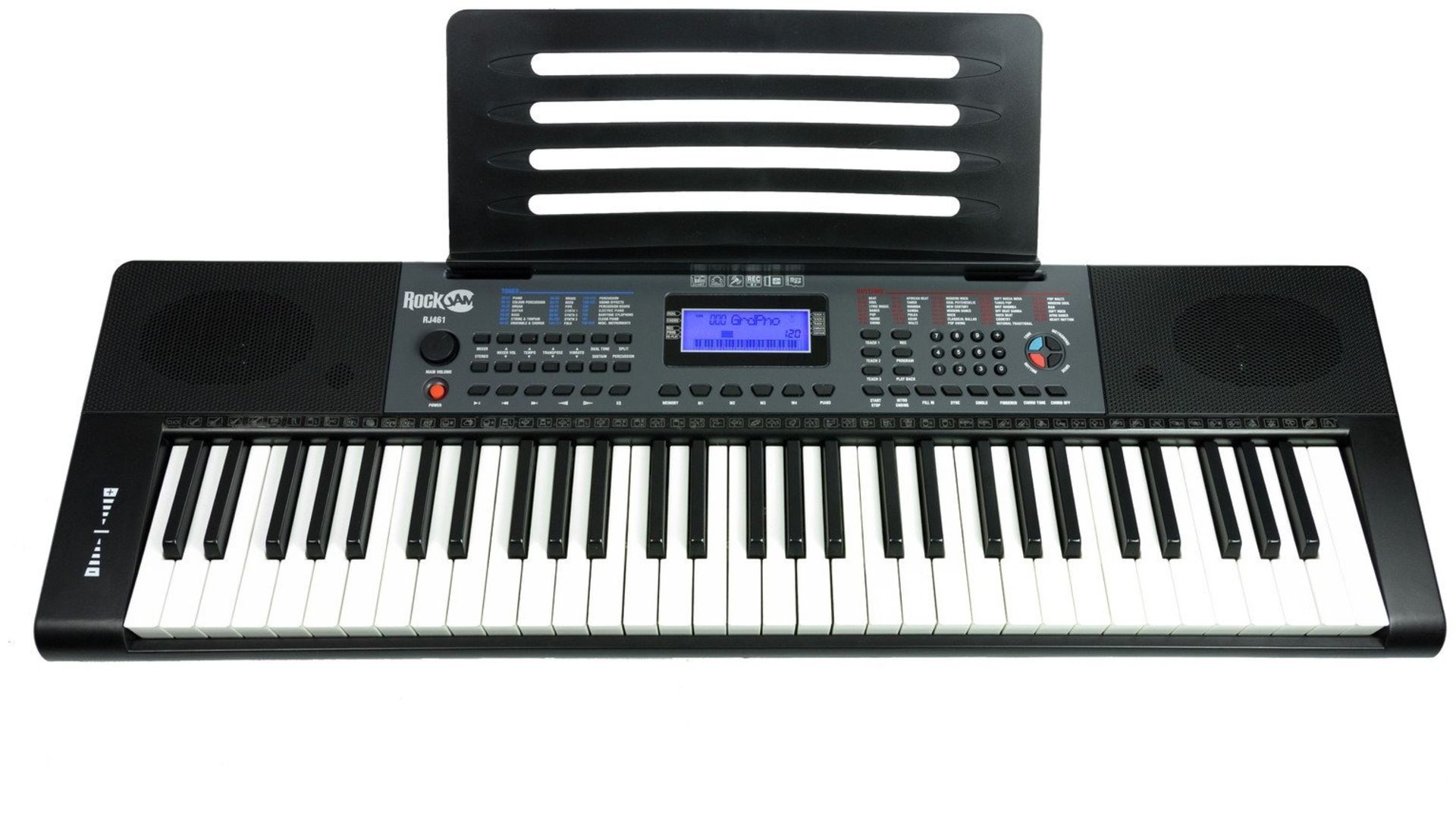 PDT RockJam Full Size 61 Key Keyboard - ER20