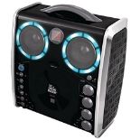 Singing Machine SML-383 Tragbarer CDG Karaoke-Player Und 3 CD+Gs Party Packet - Schwarz - ER22