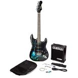 Jaxville ST1-HD-PK Hades St Style Electric Guitar Pack - ER20