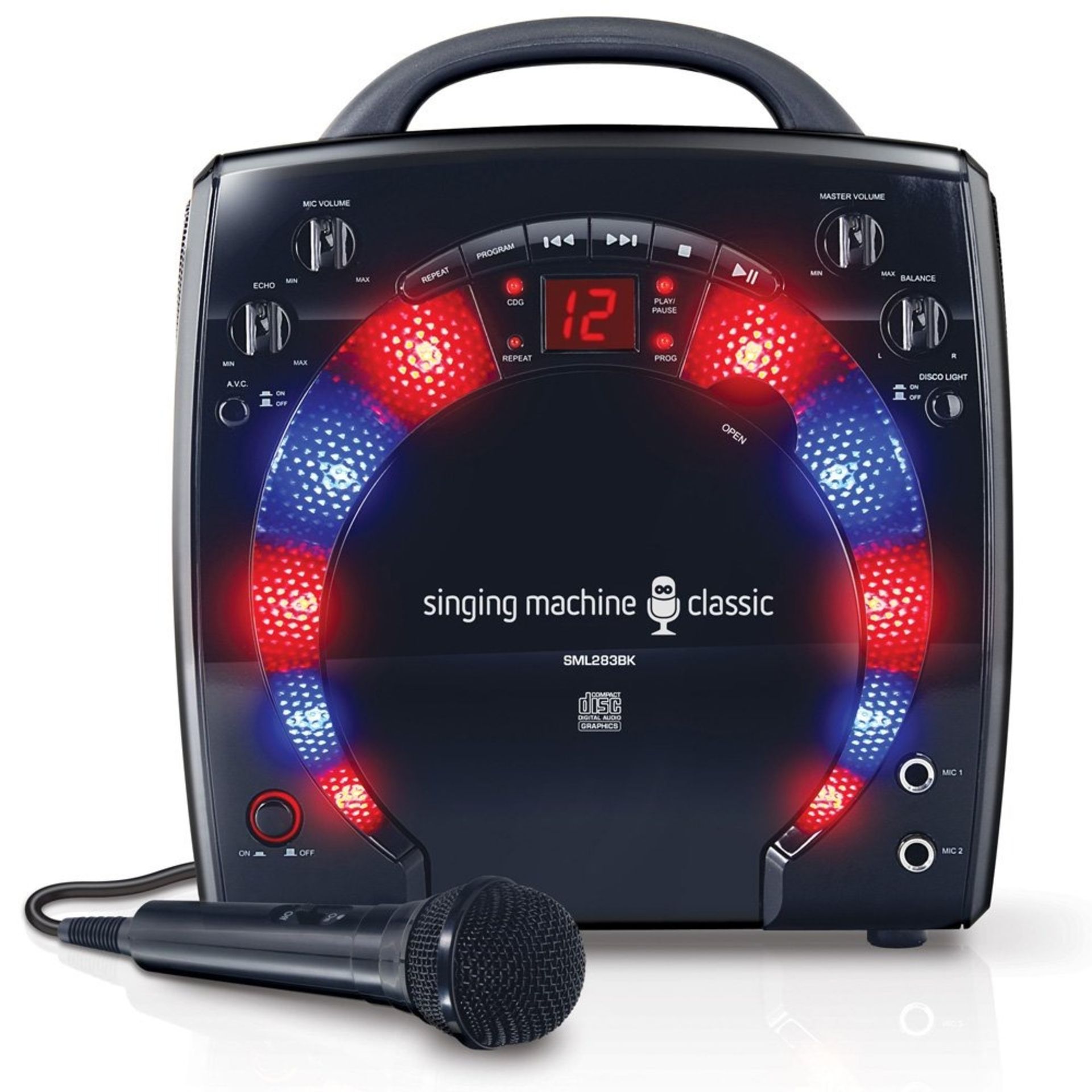 Singing Machine SML283BK CDG Karaoke Player - ER21