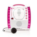 Singing Machine SML343BTP Portable CDG + Bluetooth Karaoke System - ER21