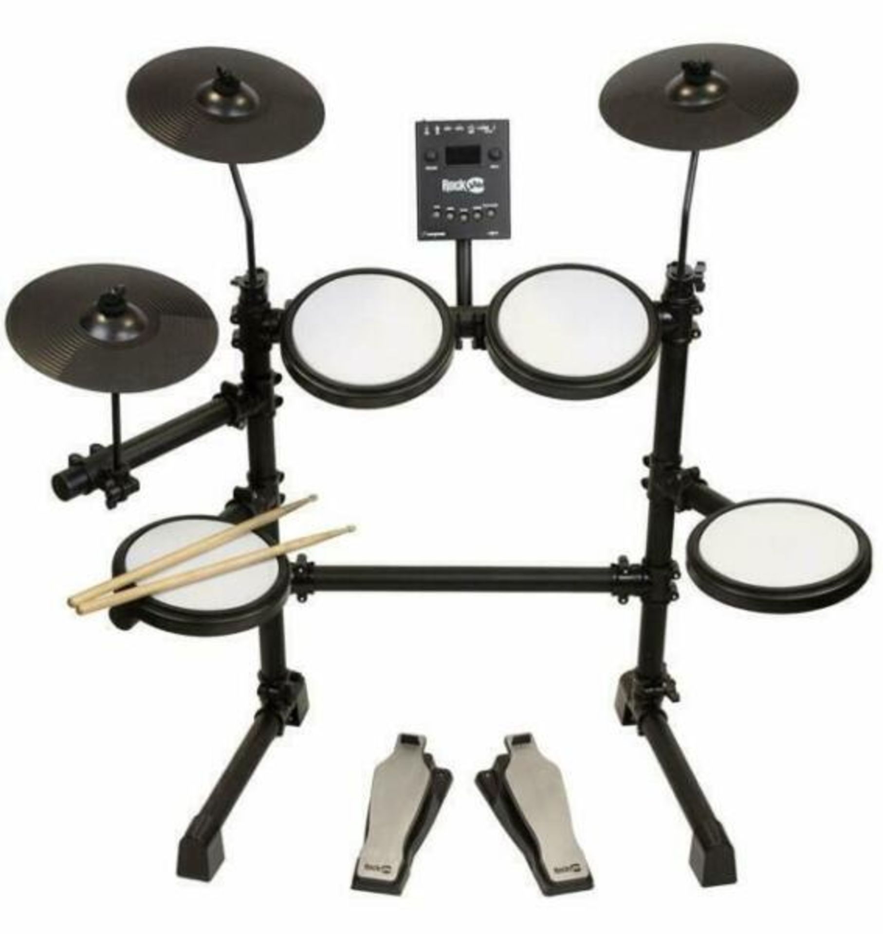RockJam DDMESH500 Electronic Mesh Head Drum Kit - ER20