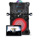 Singing Machine SDL9040 Fiesta Voice Bluetooth Karaoke System with LCD Monitor - ER21