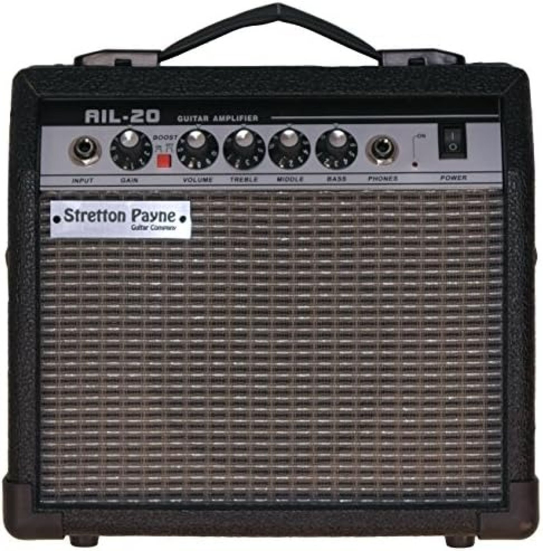 Stretton Payne Electric Guitar Amplifier With Overdrive Distortion EQ Headphone Socket 6.35mm