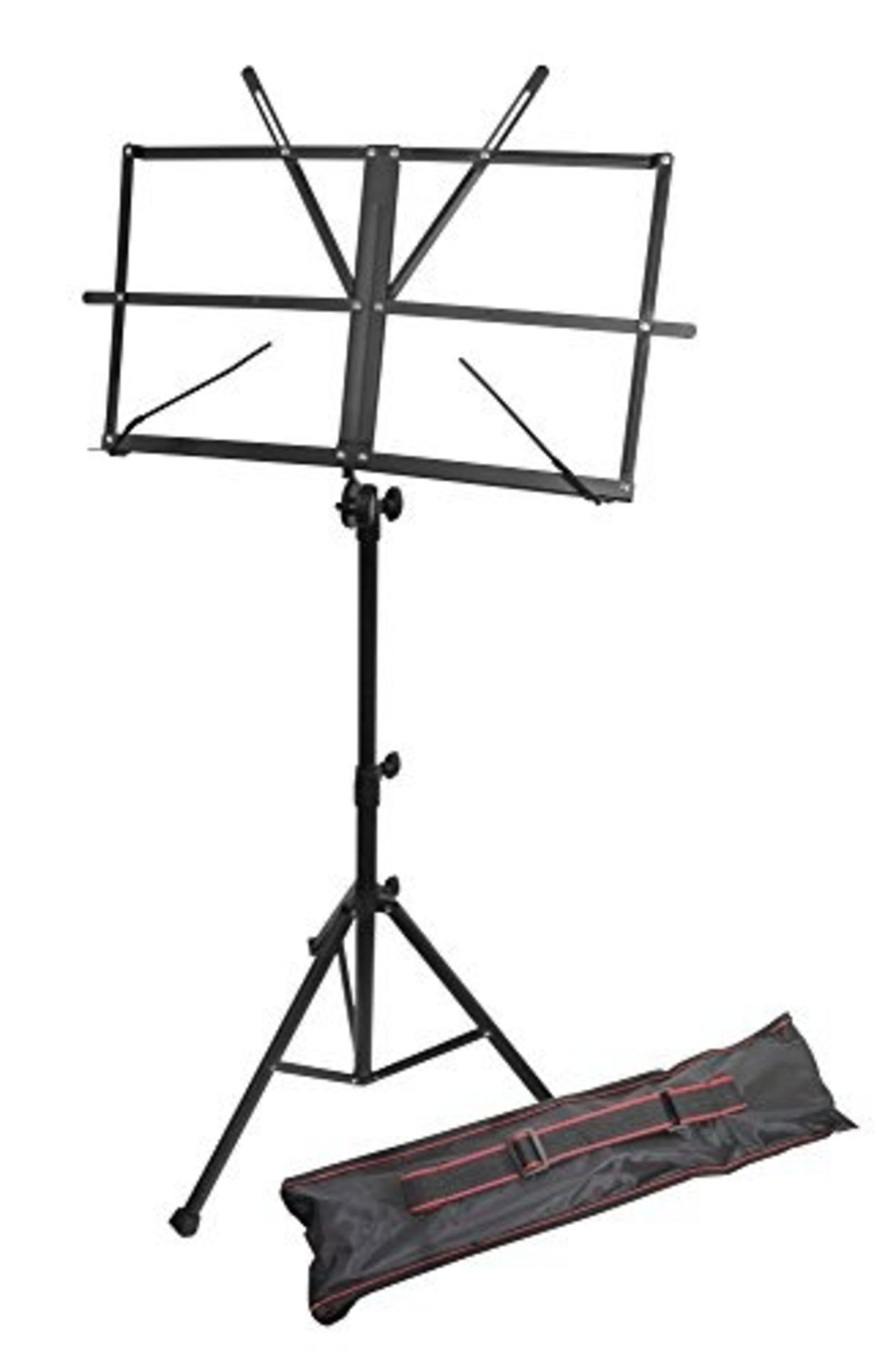 PDT Windsor Music Stand with Bag - Black - ER21