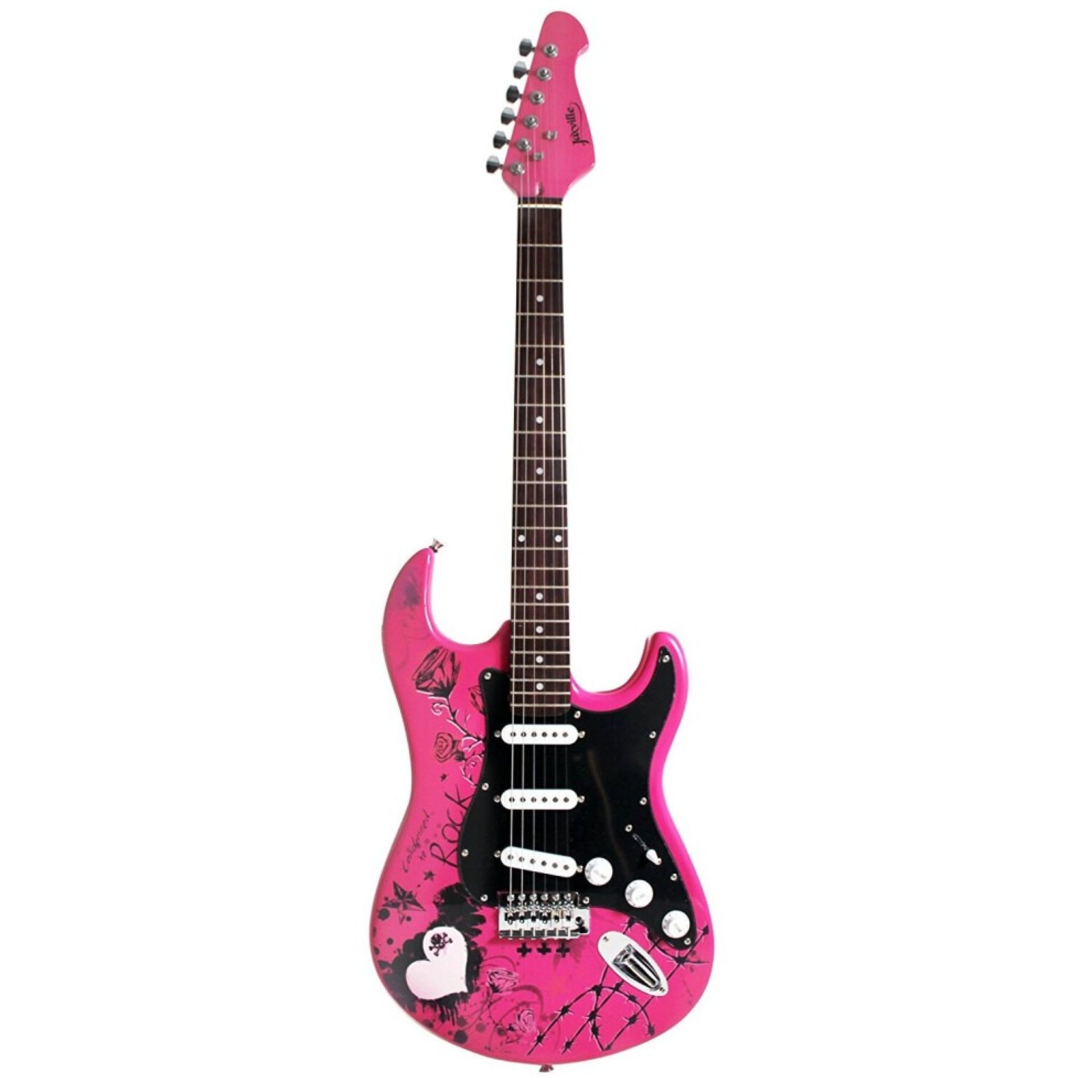 Jaxville - Pink Punk St Style - Electric Guitar - ER21