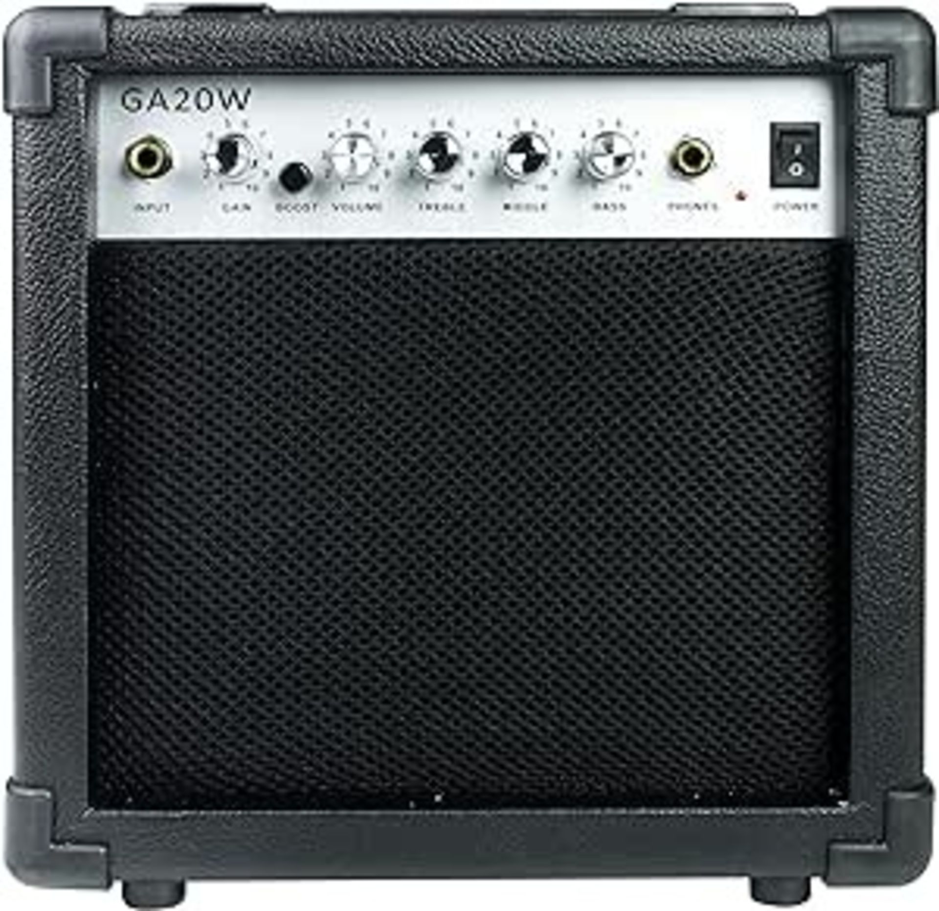 RockJam GA-20W 20 Watt Guitar Amplifier with Headphone Output and Effects - ER20