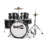Rockjam RJ105-BK Complete Junior Drum Set - ER21