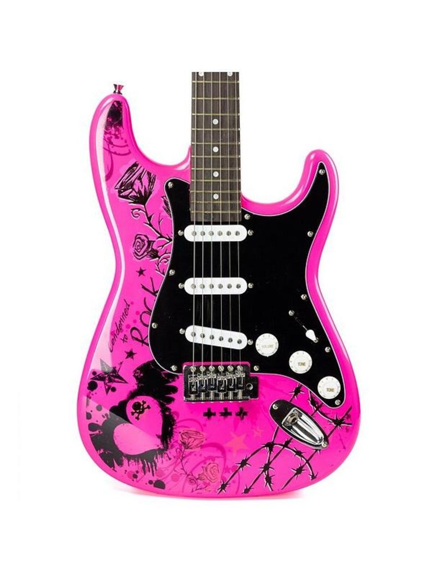 Jaxville Pink Punk Electric Guitar - ER21