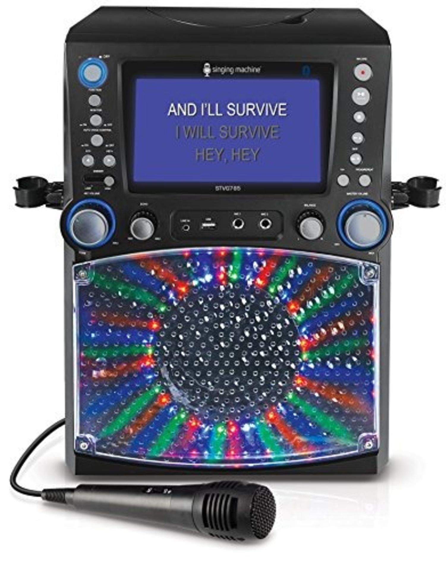 Singing Machine STVG785BT Karaoke Machine with Bluetooth - Black - ER22