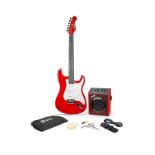 RockJam Full Size Electric Guitar Super Kit RJEG06 Red - ER20