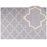 Silvan Wool Area Rug 160 x 230 cm Grey. - R13a.9. Luxurious and plush, the rug provides an