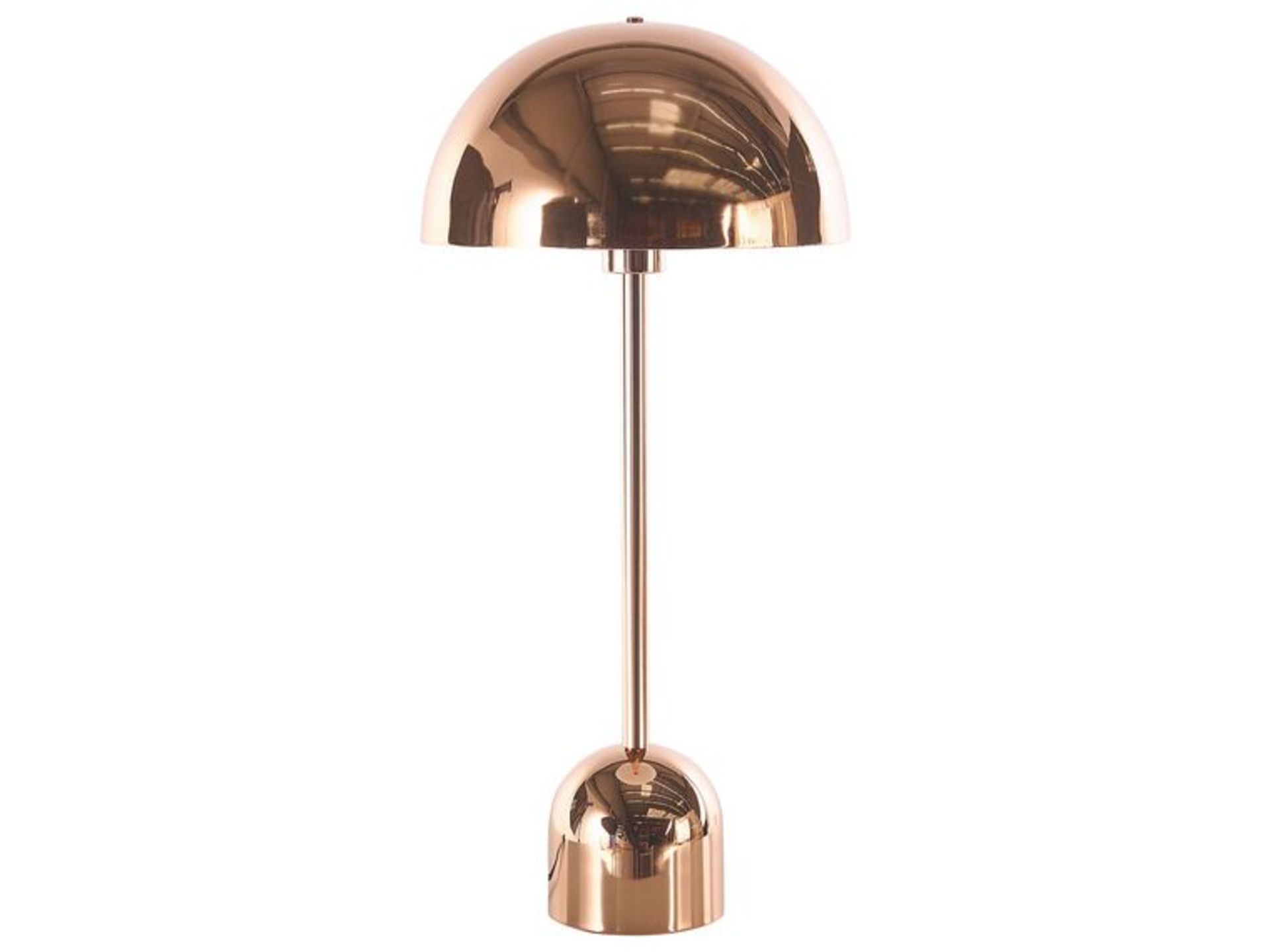 Macasia Table Lamp Copper. - R13a.8. RRP £189.99. This minimalistic table lamp is perfect for modern