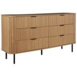 Bradley 6 Drawer Chest Light Wood. - R14.16. RRP £619.99. Decorate your living space with this chest