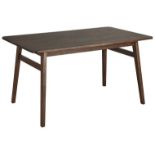 Ventera Dining Table 140 x 85 cm Dark Wood. - R14. RRP £539.99. Complete your dining room decor with