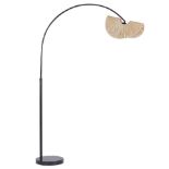 Herron Paper Floor Lamp Natural. - R13a.9. RRP £259.99. Handcrafted with care and precision, this