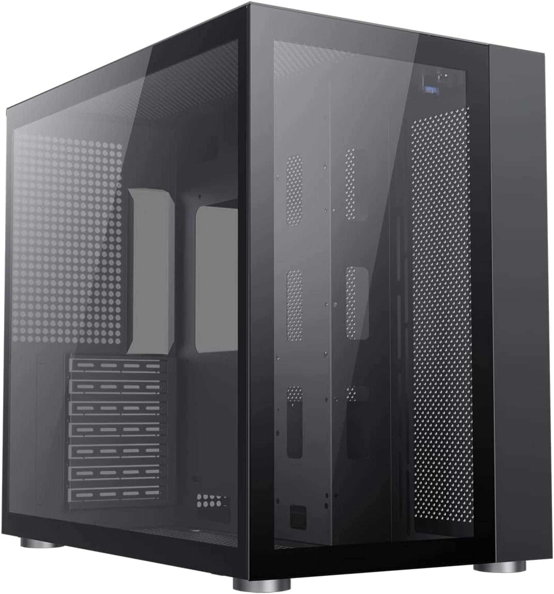 NEW & BOXED GAMEMAX Infinity Tempered Glass Mid-Tower ATX Case - BLACK. RRP £74.99. Stand out with