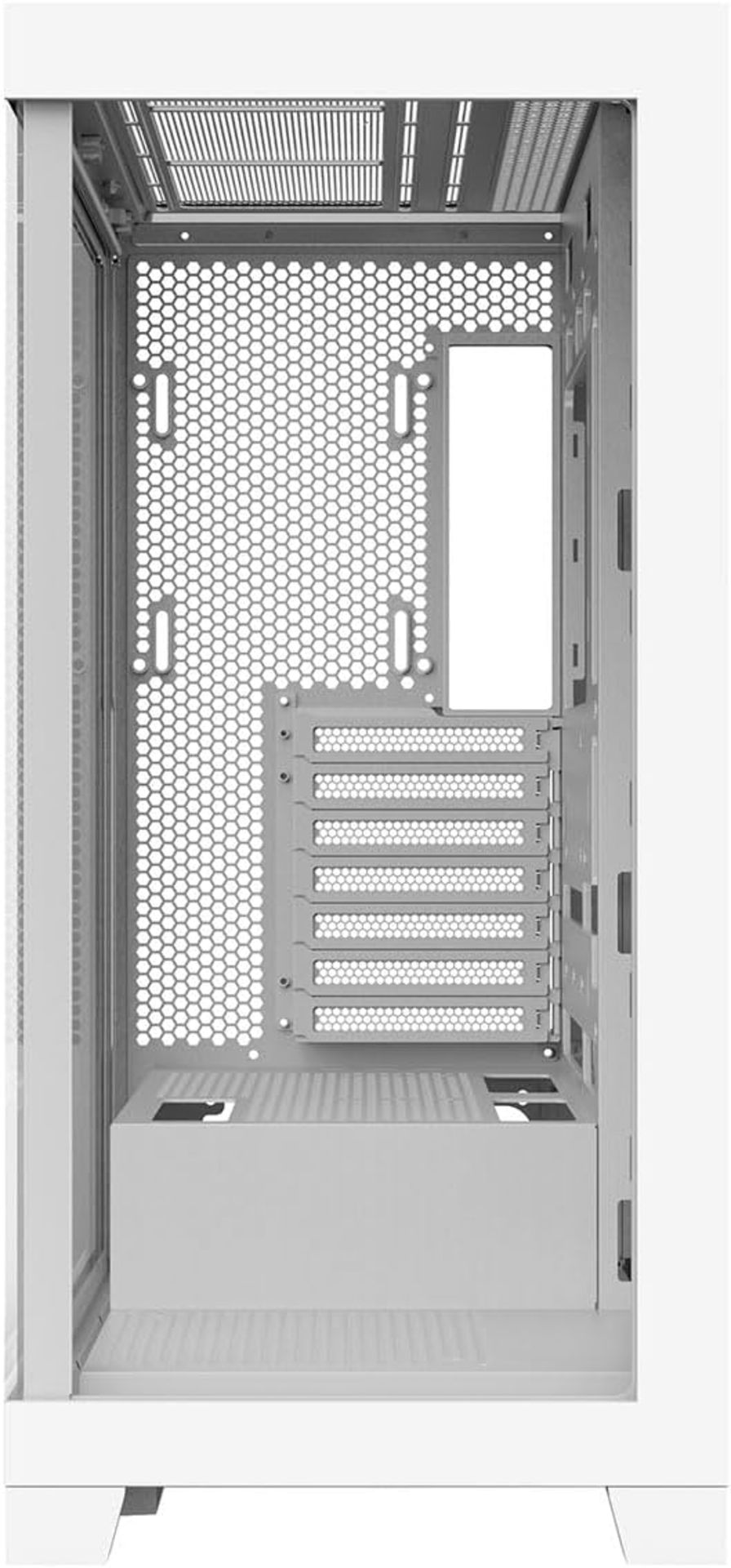 NEW & BOXED CIT Diamond XR Mid Tower PC Case With 7 Fans - WHITE. RRP £99.99. If you want a sharp- - Bild 2 aus 9