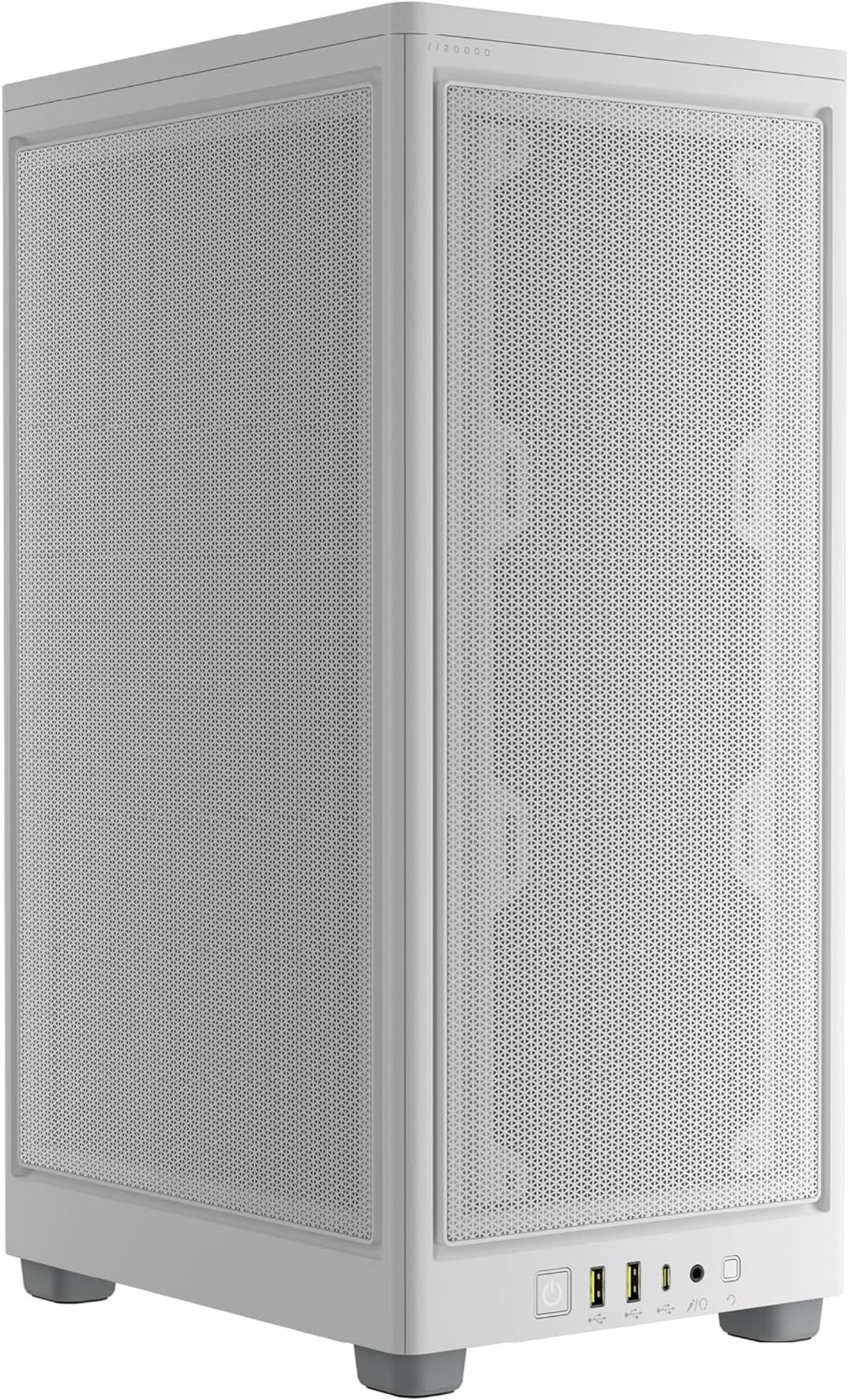 NEW & BOXED CORSAIR 2000D Airflow Mini-ITX PC Case - WHITE. RRP £99.99. (R15R). A Fitting Choice: