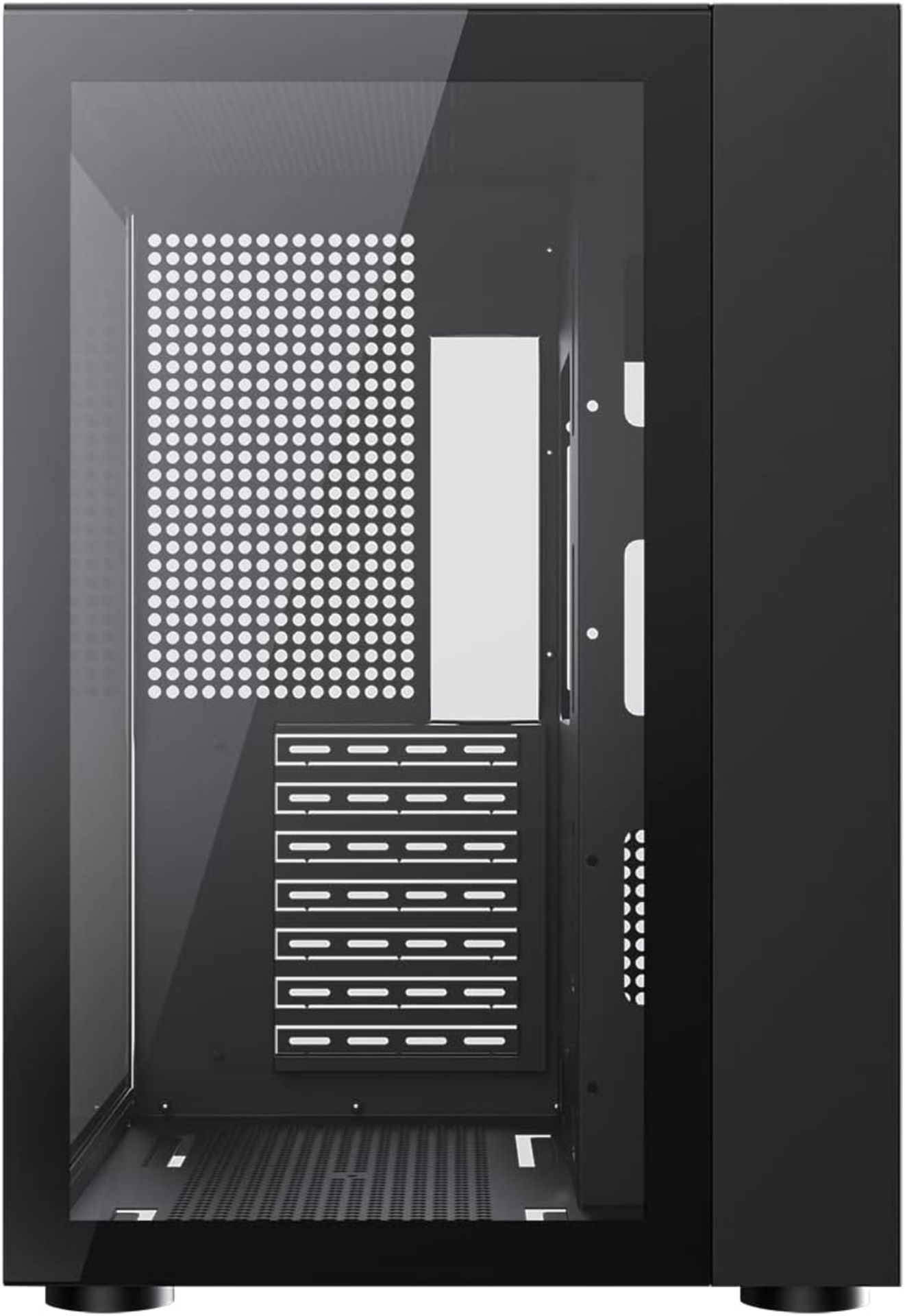 NEW & BOXED GAMEMAX Infinity Tempered Glass Mid-Tower ATX Case - BLACK. RRP £74.99. Stand out with - Image 2 of 8