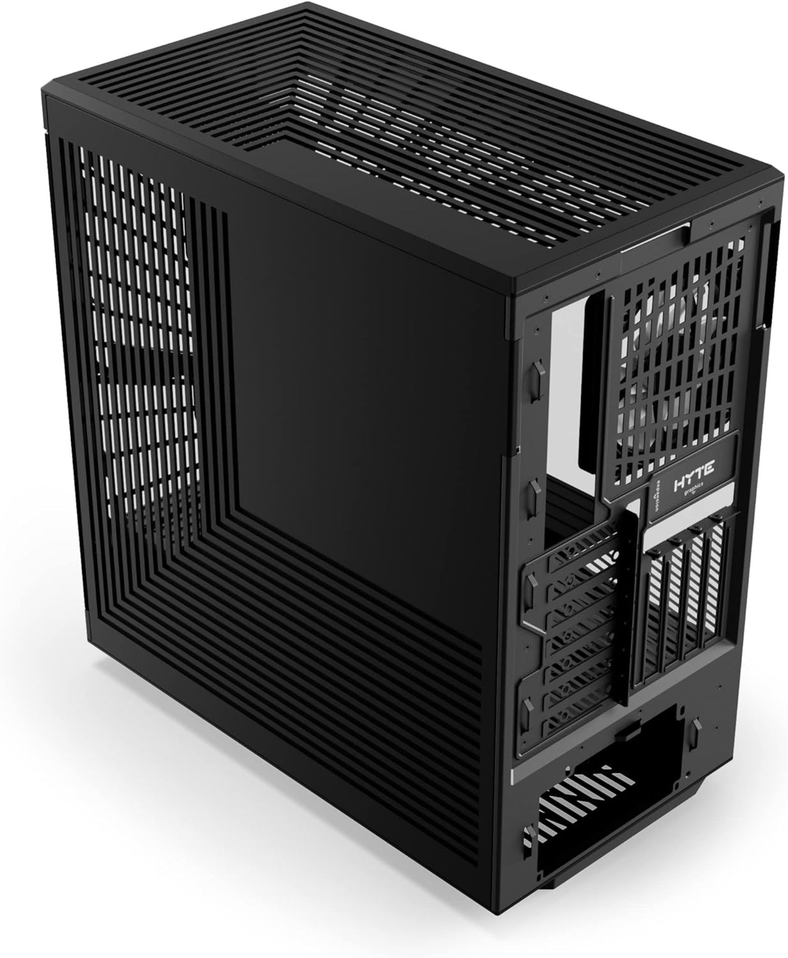 NEW & BOXED HYTE Y40 Mid-Tower ATX Case - Black. RRP £159.98. (R15R). The HYTE Y40 Mid-Tower ATX - Image 4 of 6
