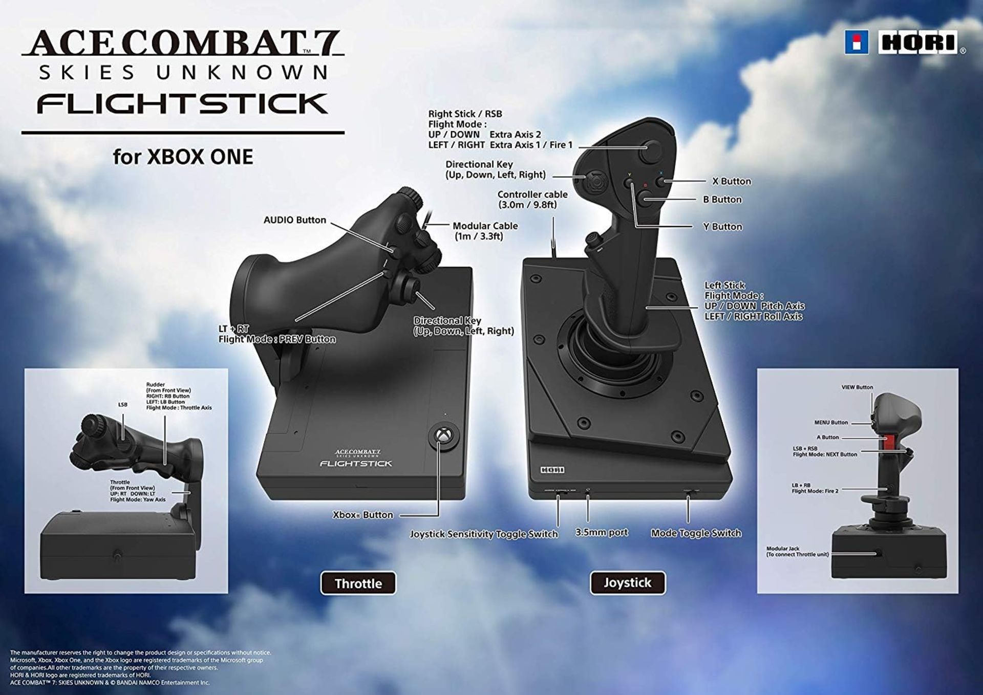 NEW & BOXED HORI Flightstick For Xbox Series X|S. RRP £209.99. The HORI Premium HOTAS Flight Stick - Image 5 of 5