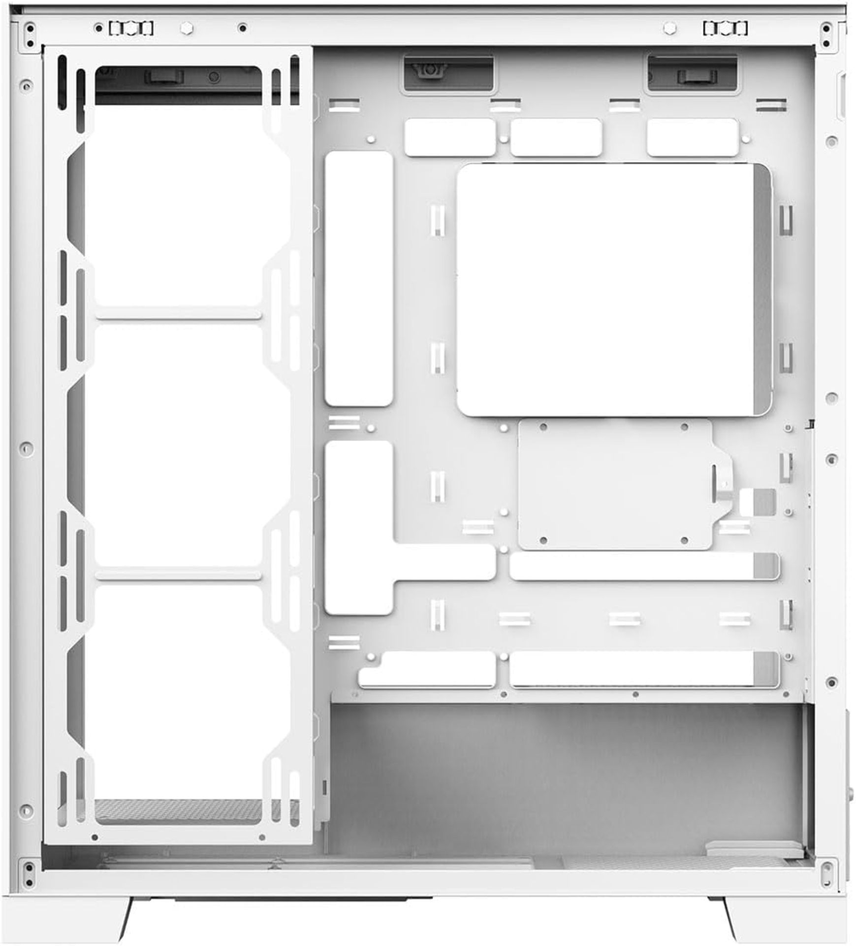 NEW & BOXED CIT Diamond XR Mid Tower PC Case With 7 Fans - WHITE. RRP £99.99. If you want a sharp- - Bild 8 aus 9