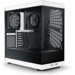 NEW & BOXED HYTE Y40 Mid-Tower ATX Case - Black & White. RRP £159.98. (R15R). The HYTE Y40 Mid-Tower