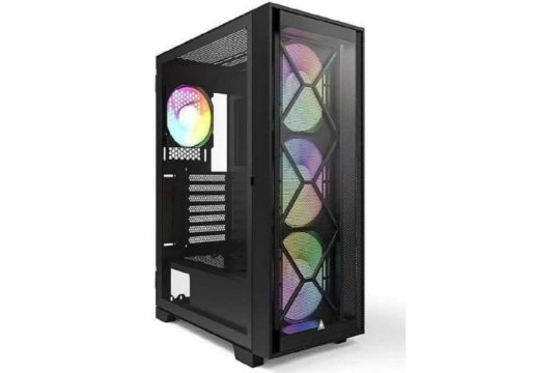 NEW & BOXED MONTECH Montech AIR 1000 Premium Black ATX Mid Tower Case. RRP £151. (PCK5E). With two