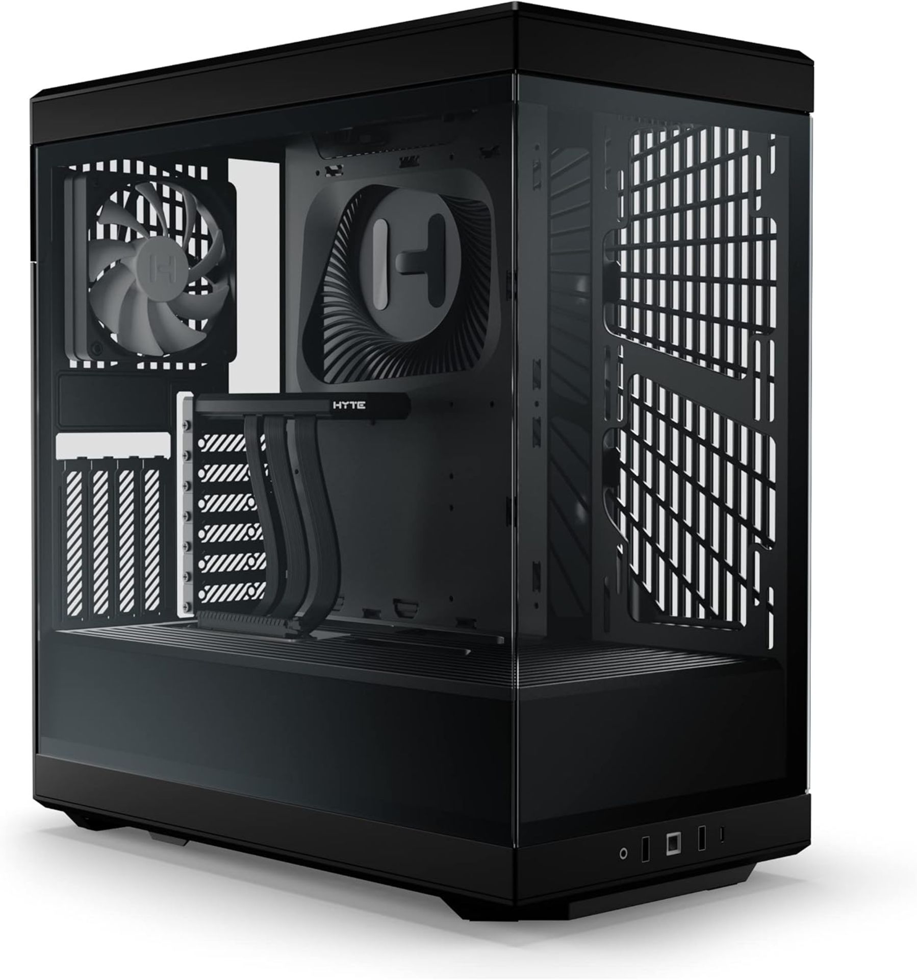 NEW & BOXED HYTE Y40 Mid-Tower ATX Case - Black. RRP £159.98. (R15R). The HYTE Y40 Mid-Tower ATX