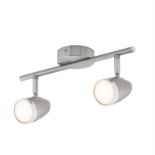 Vector 2 Bar LED Spotlight - Satin Nickel - ER26