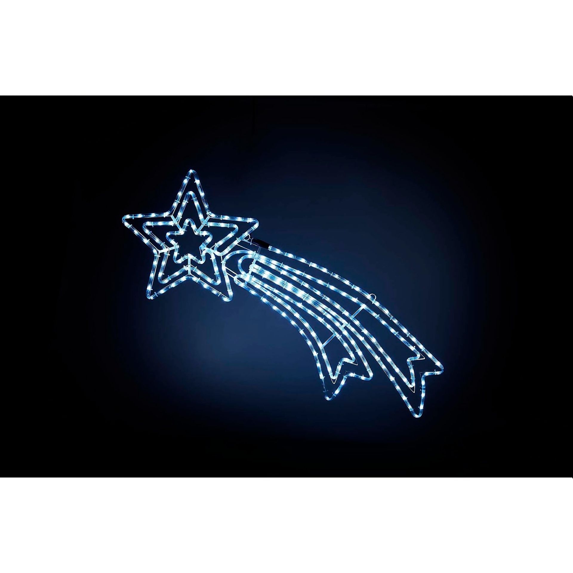 Shooting Star Twinkle LED Rope Outdoor Christmas Light Decoration - 116cm - ER25