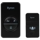 Byron Kinetic Plug in Doorbell - Black - ER26