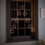 303 LED Pinwire Star Christmas Curtain Light - Warm White - ER26